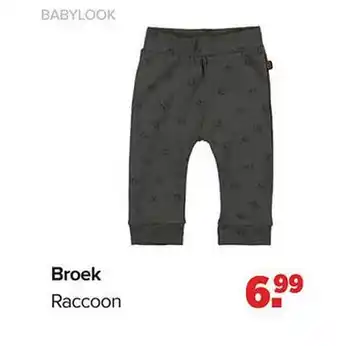 Baby-Dump Broek raccoon aanbieding