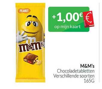 Intermarché M&m's chocoladetabletten aanbieding