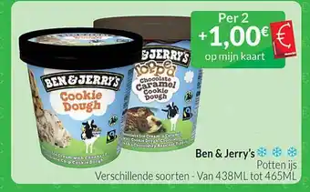 Intermarché Ben & jerry's potten ijs aanbieding