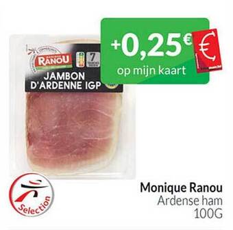 Intermarché Monique ranou ardense ham aanbieding