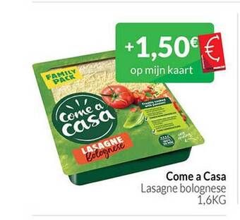 Intermarché Come a casa lasagne bolognese aanbieding