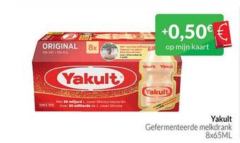 Intermarché Yakult gefermenteerde melkdrank aanbieding
