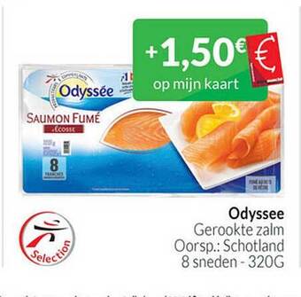 Intermarché Odyssee gerookte zalm aanbieding