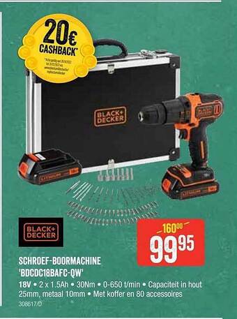 HandyHome Schroefboormachine aanbieding
