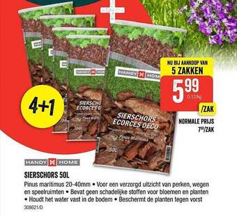 HandyHome Sierschors 50l aanbieding