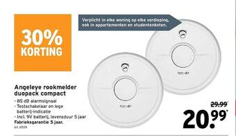 Angeleye rookmelder duopack compact