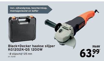 GAMMA Black+decker haakse slijper aanbieding