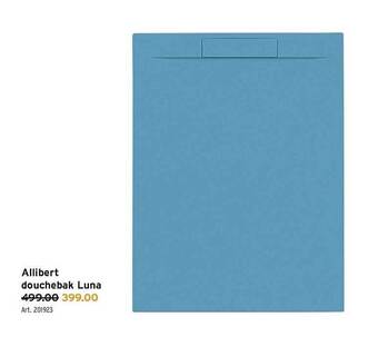 GAMMA Allibert douchebak luna aanbieding