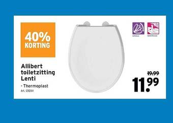 Allibert toiletzitting lenti