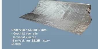 GAMMA Ondervloer aluline 2 mm aanbieding