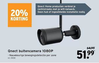 GAMMA Qnect buitencamera 1080p aanbieding