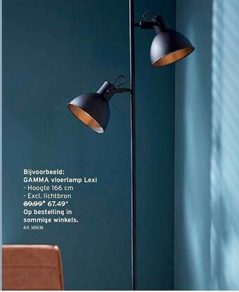 GAMMA Gamma vloerlamp lexi aanbieding