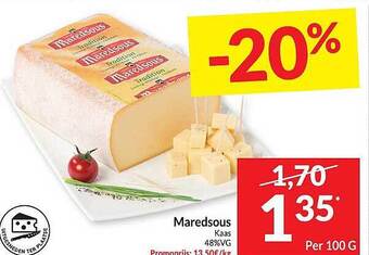 Intermarché Maredsous kaas aanbieding