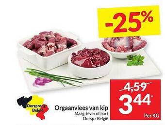 Intermarché Orgaanvlees van kip aanbieding