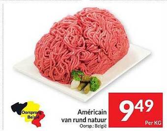 Intermarché Américain van rund natuur aanbieding