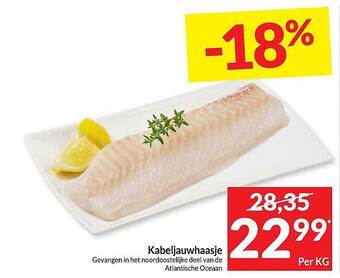 Intermarché Kabeljauwhaasje aanbieding