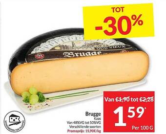 Intermarché Brugge kaas aanbieding