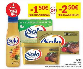 Intermarché Solo margarine aanbieding