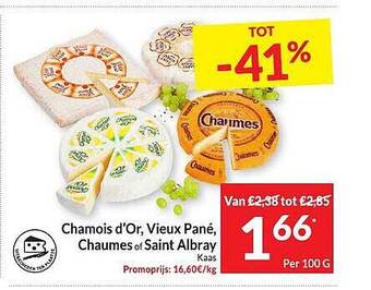 Intermarché Chamois d'or, vieux pané, chaumes of saint albray kaas aanbieding
