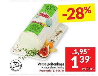 Intermarché Verse geitenkaas aanbieding