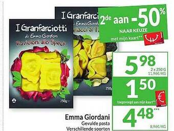 Intermarché Emma giordani gevulde pasta aanbieding