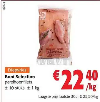 Colruyt Boni selection parelhoenfilets aanbieding