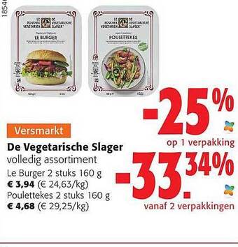 Colruyt De vegetarische slager aanbieding