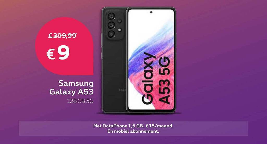 Samsung Galaxy A53 128 Gb 5g Promotie Bij Proximus