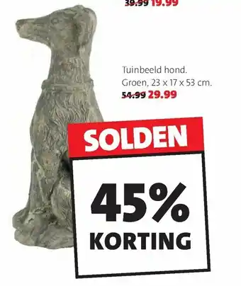 Intratuin Tuinbeeld hond aanbieding