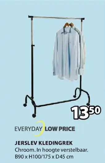 Jysk Jerslev Kledingrek B90xH100/175xD45 cm aanbieding