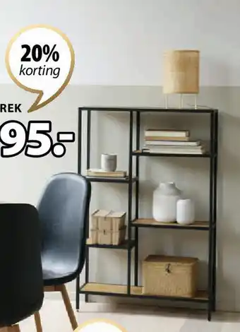 Jysk Trappedal Rek B70xH109xD30 cm aanbieding