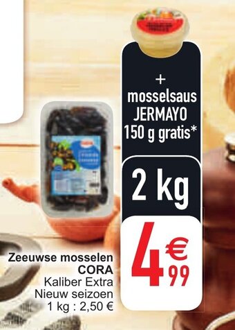 Cora Zeeuwse mosselen aanbieding