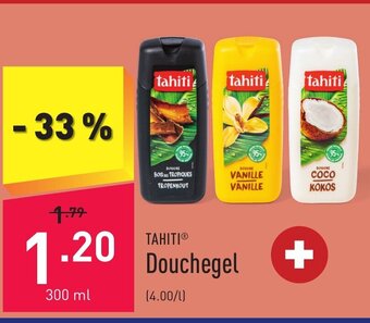 ALDI Tahiti Douchegel 300 ml aanbieding