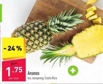 ALDI Ananas per stuk aanbieding