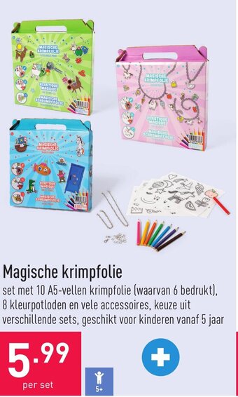 ALDI Magische krimpfolie per set aanbieding