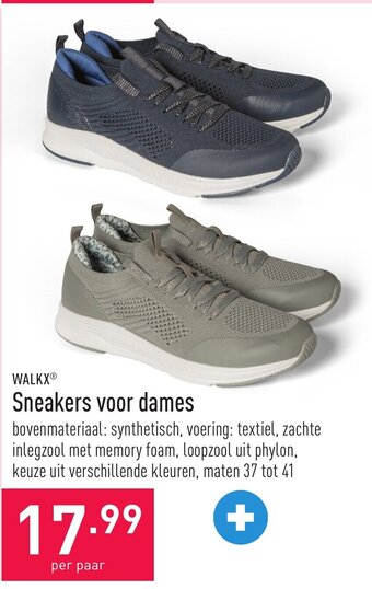 ALDI Walkx Sneakers voor dames aanbieding