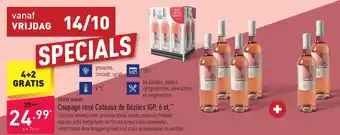 ALDI Pierre Marin Coupage rose Coteaux de Beziers IGP, 6 st. ** 6x75 cl aanbieding