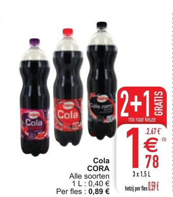 Cora Cola aanbieding