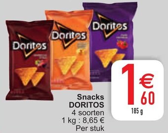 Cora Snacks Doritos aanbieding