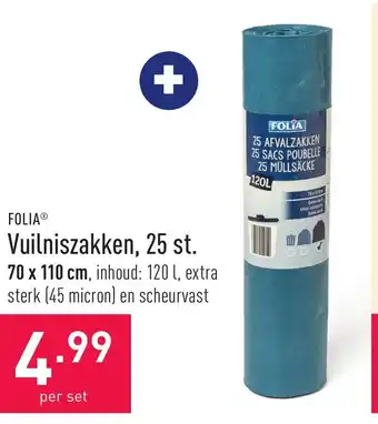 ALDI Vuilniszakken, 25st aanbieding