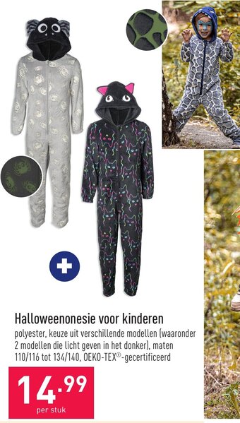 ALDI Halloweenonesie voor kinderen aanbieding