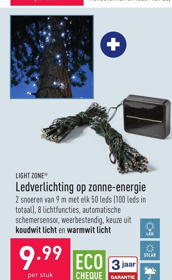 ALDI Ledverlichting op zonne-energie aanbieding