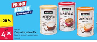ALDI Cappuccino oploskoffie aanbieding