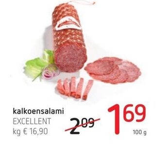 Spar Colruyt Kalkoensalami Excellent aanbieding