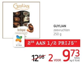 Spar Colruyt Guylian zeevruchten 250g aanbieding