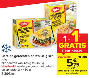 Carrefour Market Bereide gerechten op z'n Belgisch Iglo aanbieding