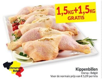 Intermarché Kippenbillen aanbieding