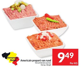 Intermarché Americain Prepare van Rund Per Kg aanbieding