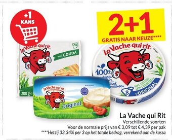 Intermarché La Vache Qui Rit Verschillende Soorten aanbieding