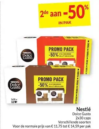 Intermarché Nestle Dolce Gusto 2 x 30 Caps Verschillende Soorten aanbieding
